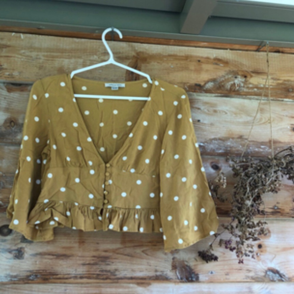 Mustard blouse